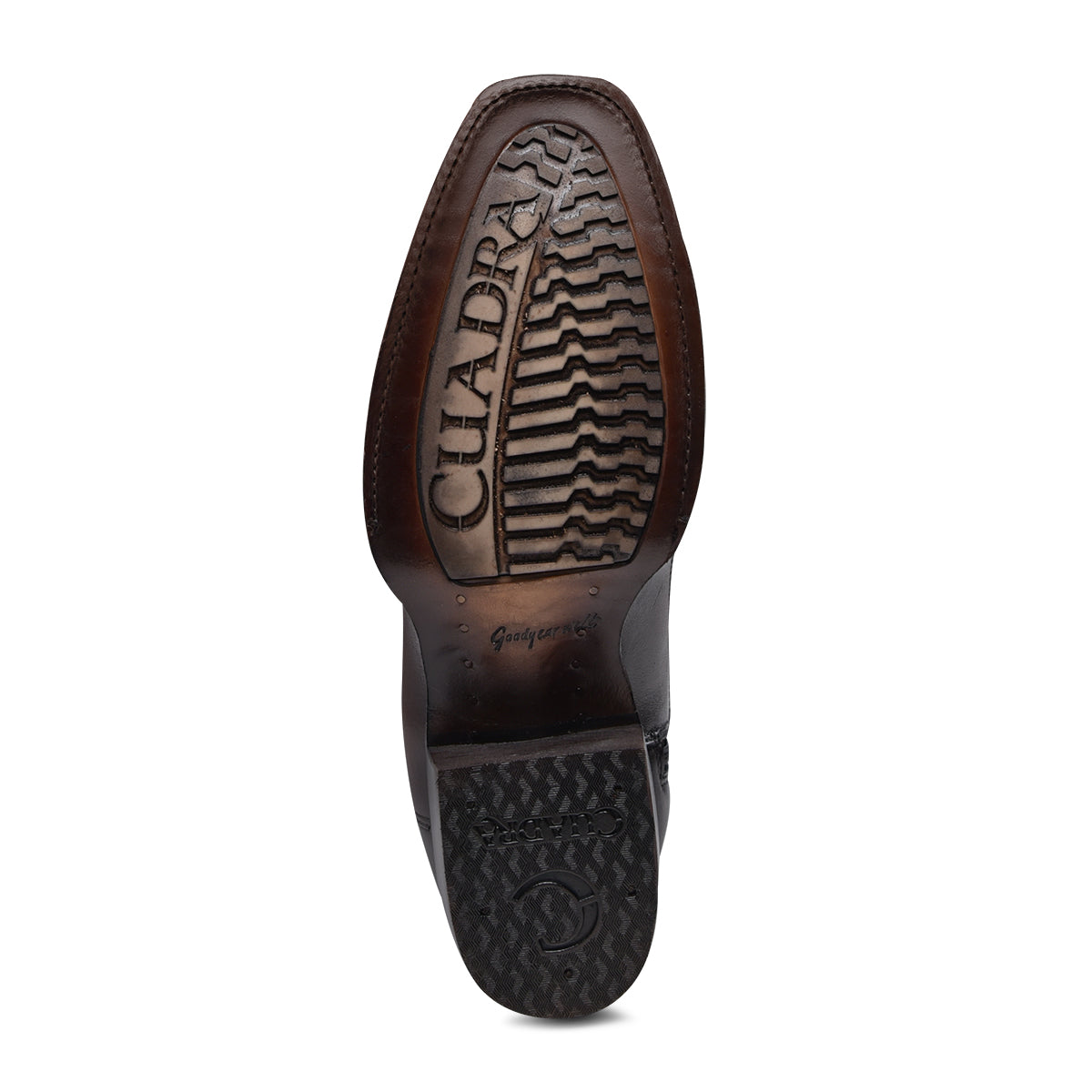 Cuadra Flame Chocolate Ostrich Laser & Woven Narrow Square Toe CU803