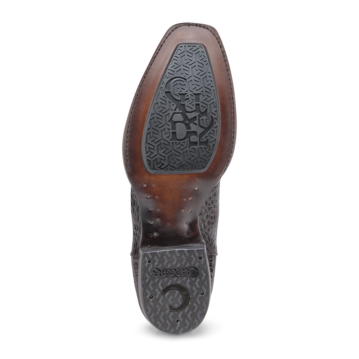 Cuadra Chocolate Alligator Laser & Embroidery Narrow CC271
