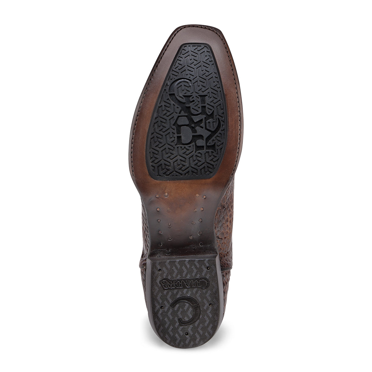 Cuadra Honey Alligator Laser & Embroidery Narrow SQ Toe CC270