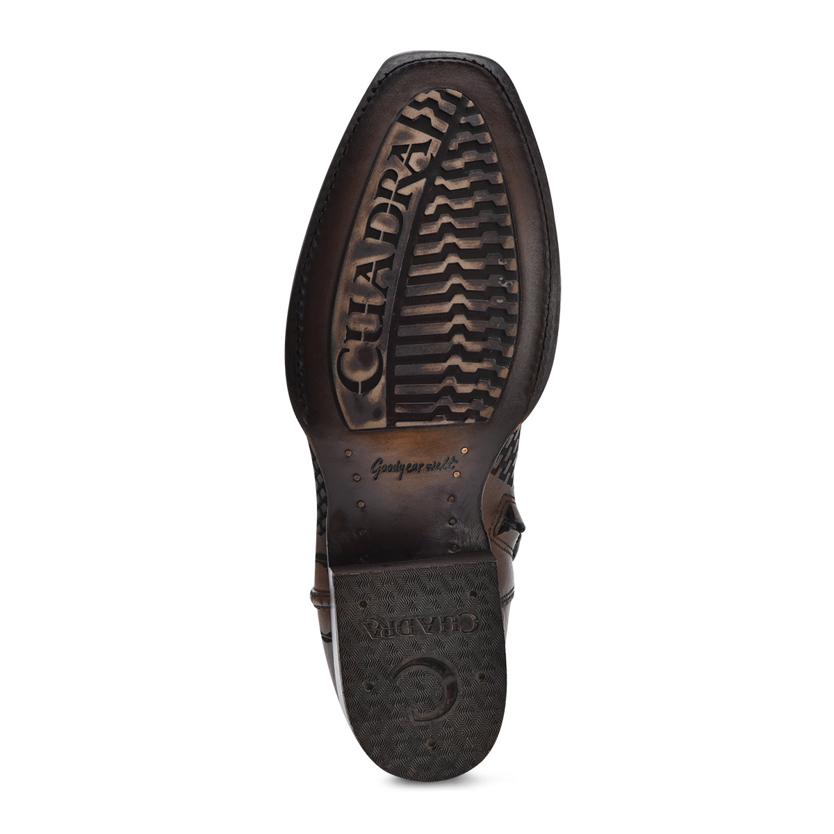 Cuadra Honey Laser & Woven & Zipper Narrow Square Toe CU817