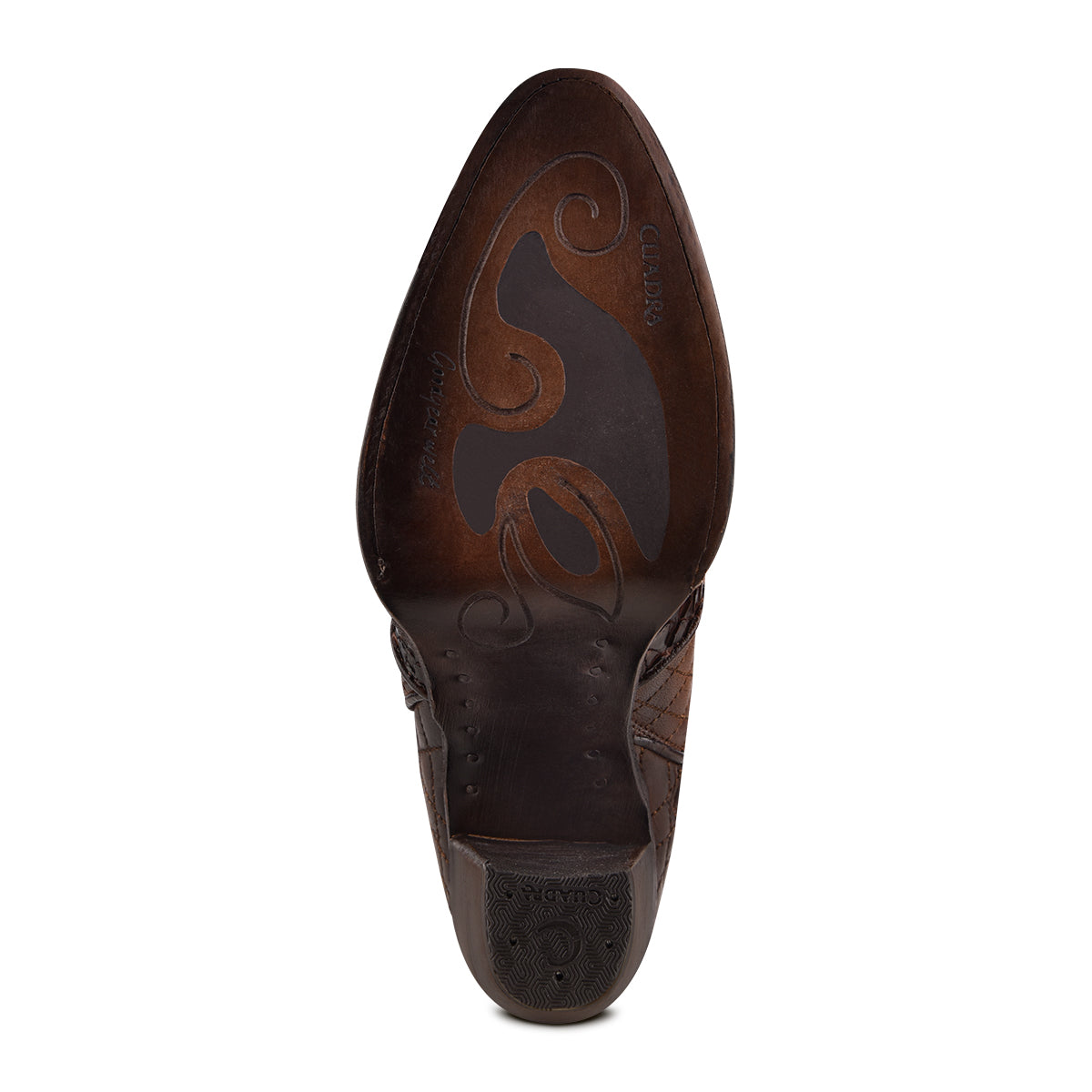 Cuadra Glazed Chestnut Python Laser & Embroidery CU561