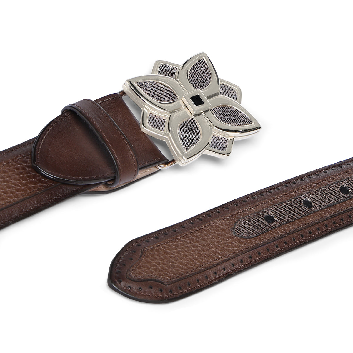 Cuadra Brown Karung Belt BC419