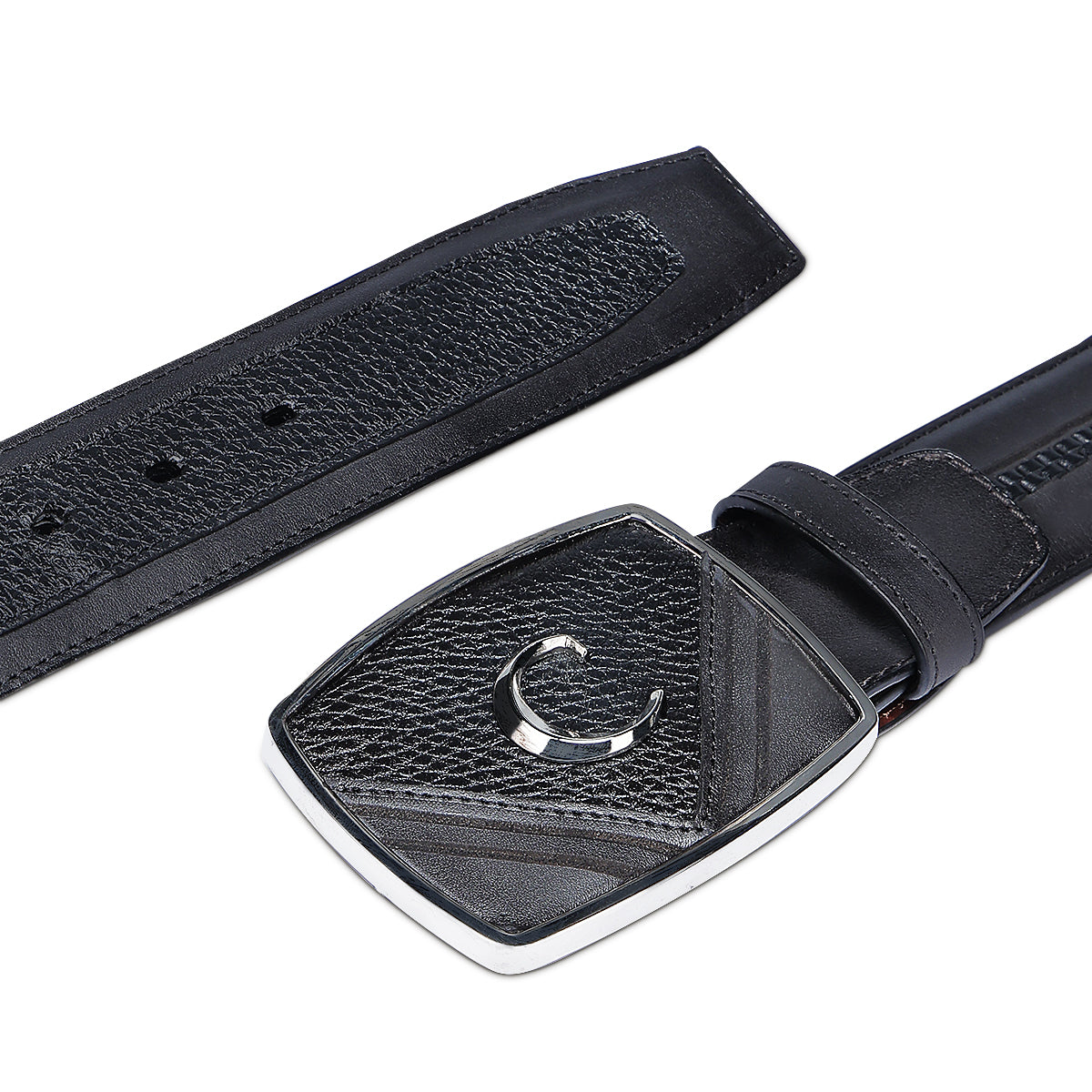 Cuadra Black Deer Laser Belt BC404