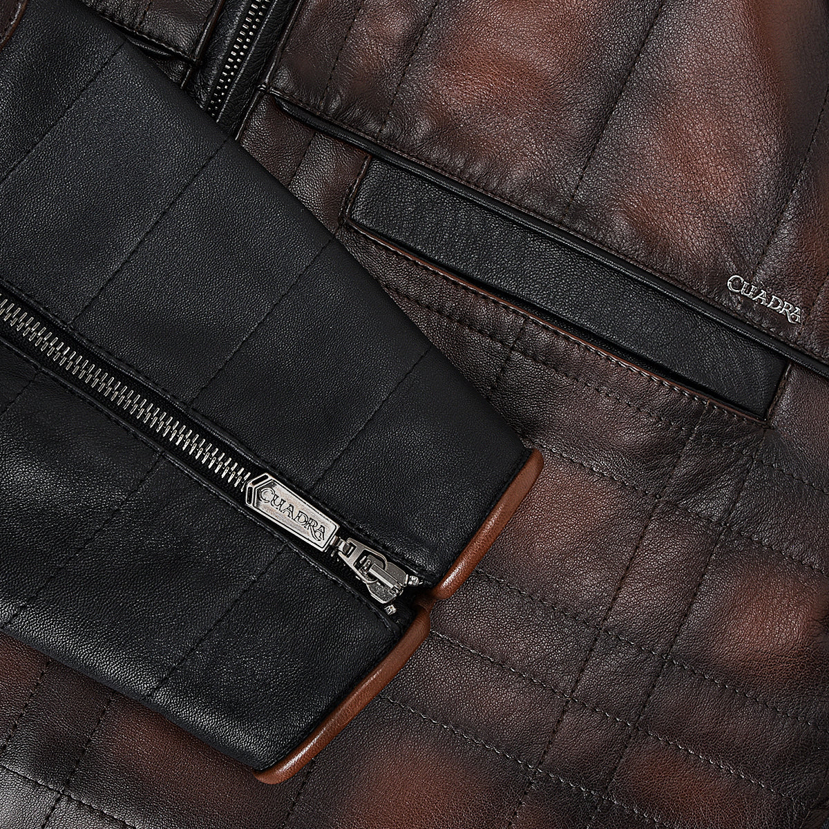Cuadra Brown Zipper Jacket JC176