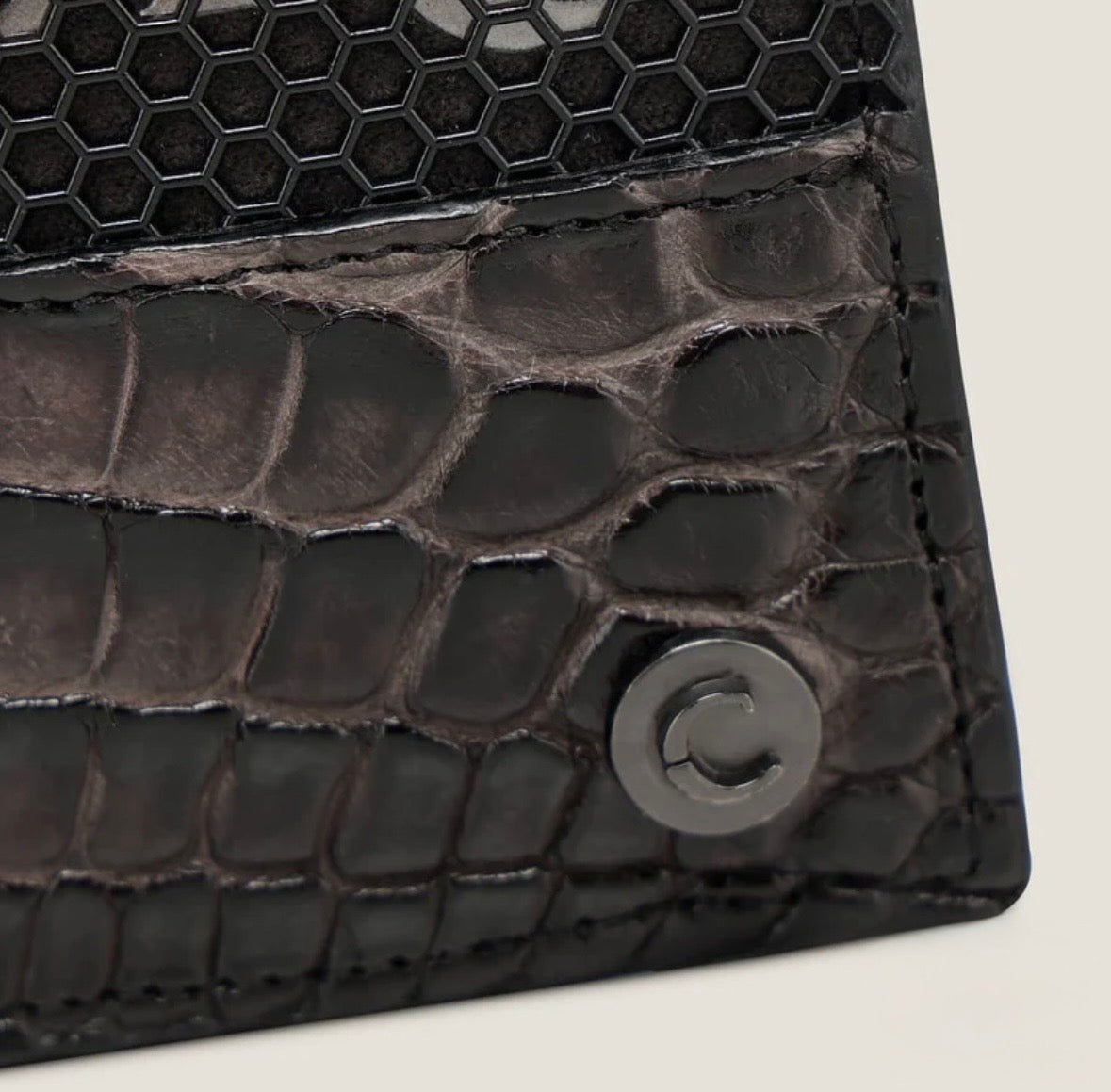 Cuadra Oxford Alligator Stitching Wallet DU780