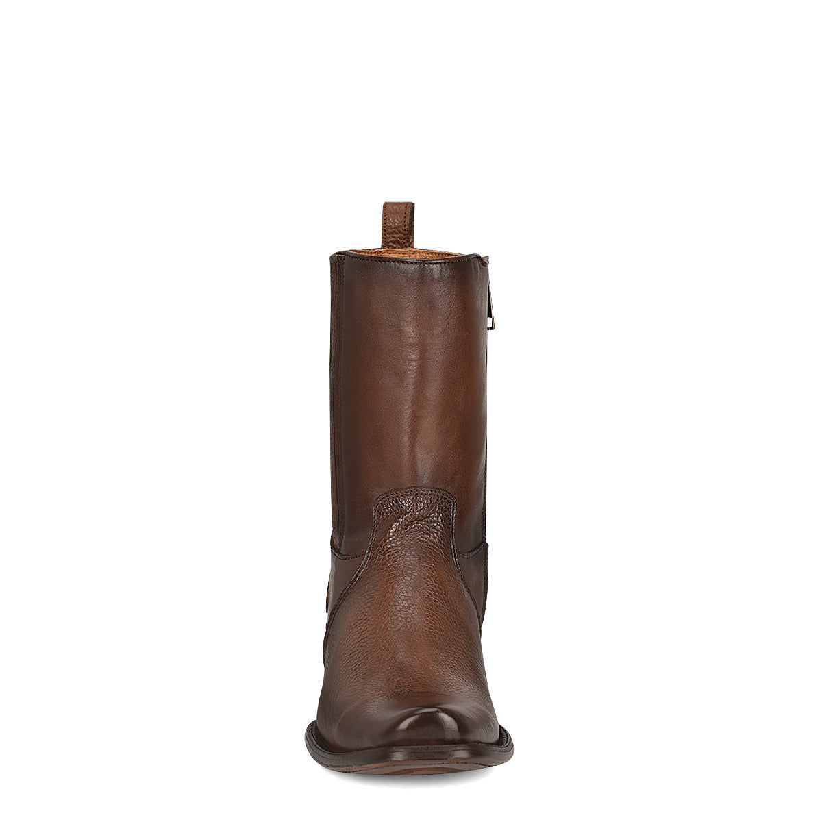 Cuadra Honey Zipper & Studs Narrow Square Toe CU406