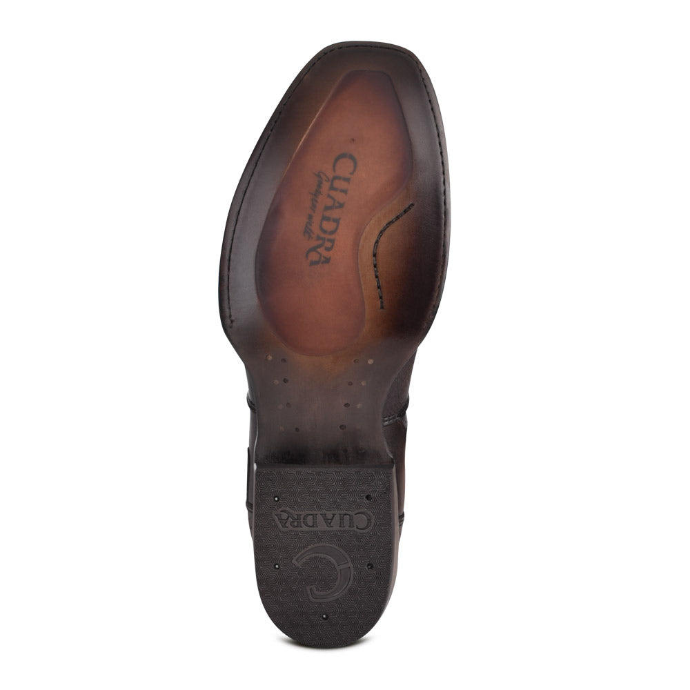 Cuadra Honey Zipper & Studs Narrow Square Toe CU406
