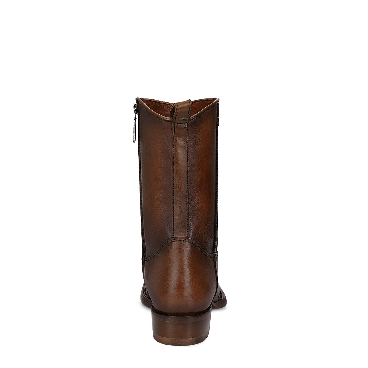 Cuadra Brown Caiman Laser & Woven Narrow Square Toe CU698