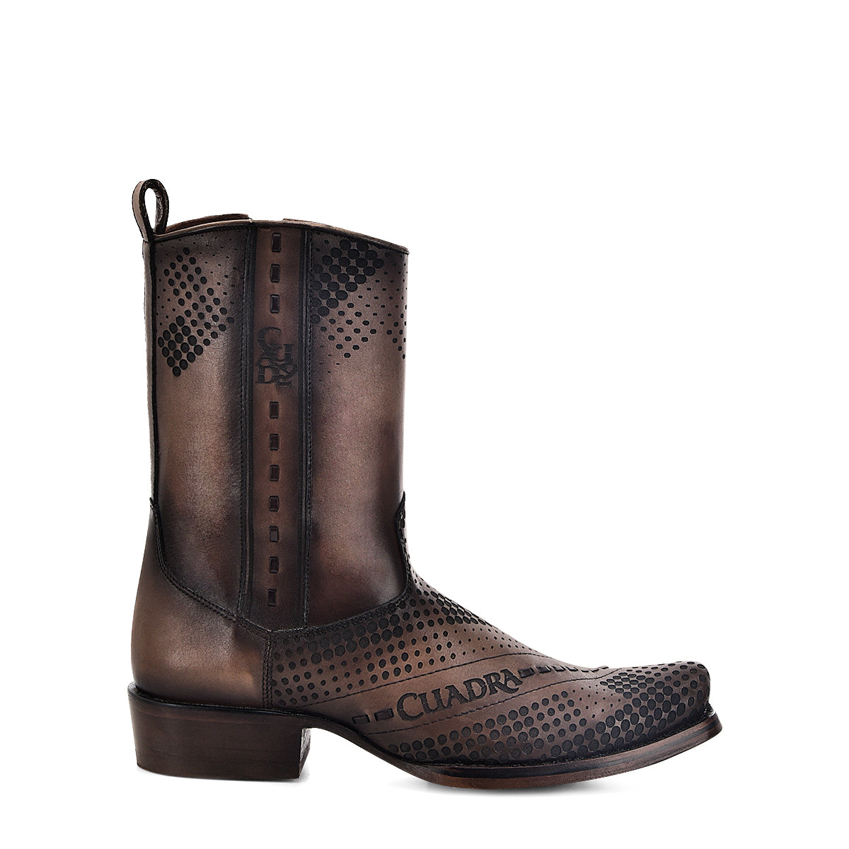 Cuadra Twister Brown Laser & Woven & Zipper CU737