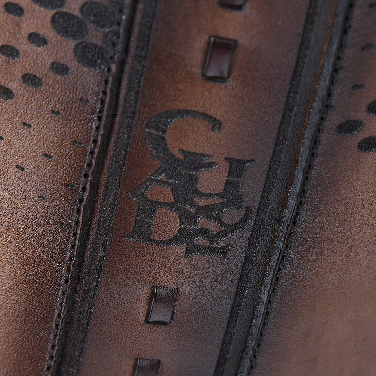 Cuadra Twister Brown Laser & Woven & Zipper CU737