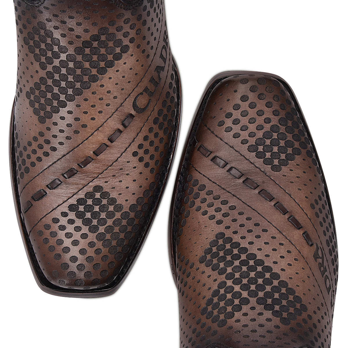 Cuadra Twister Brown Laser & Woven & Zipper CU737