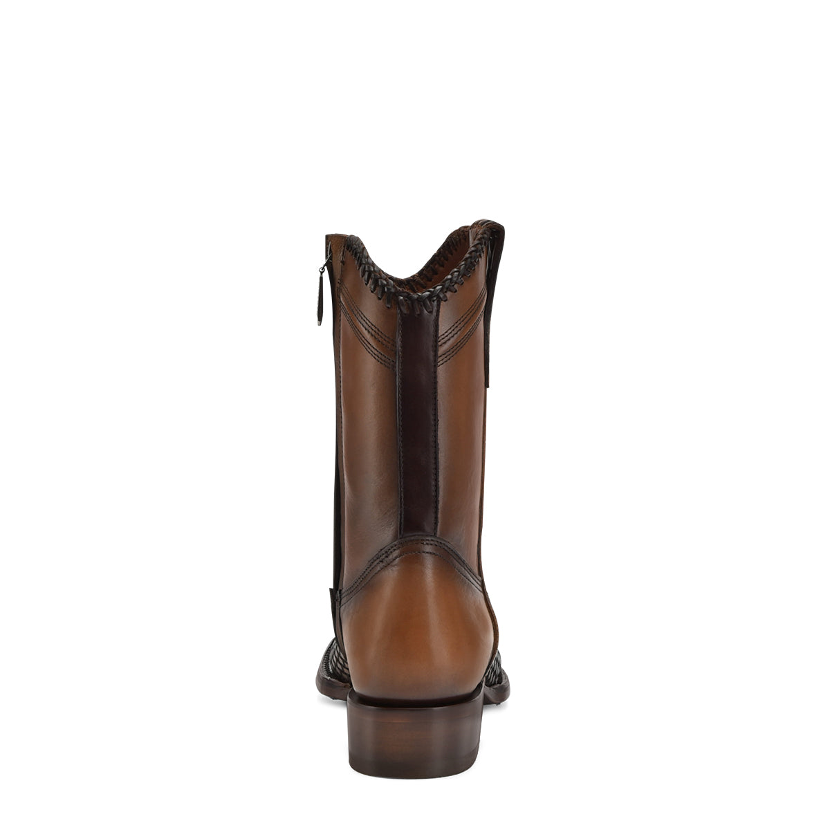 Cuadra Honey Laser & Woven & Zipper Narrow Square Toe CU817