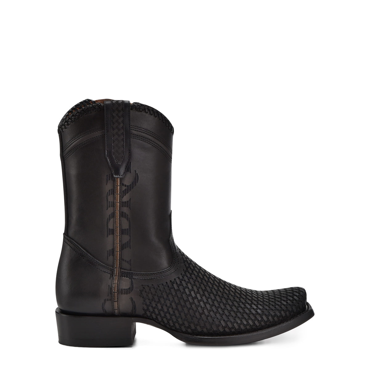 Cuadra Oxford Laser & Woven & Zipper Narrow Square Toe CU969