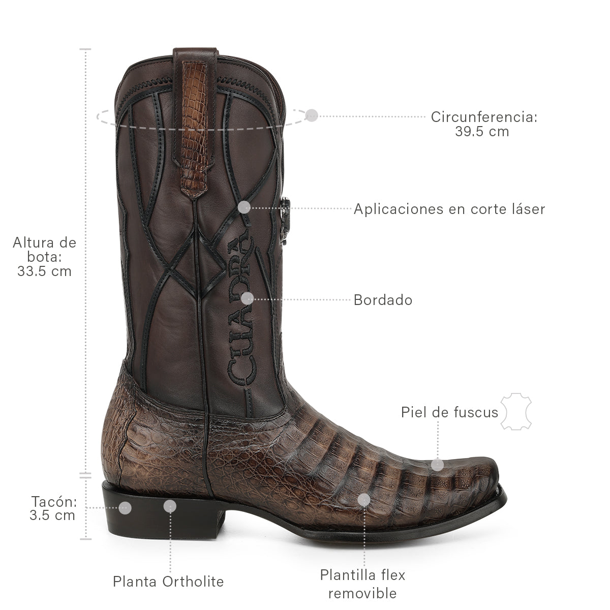 Cuadra Honey Caiman Fuscus CC292