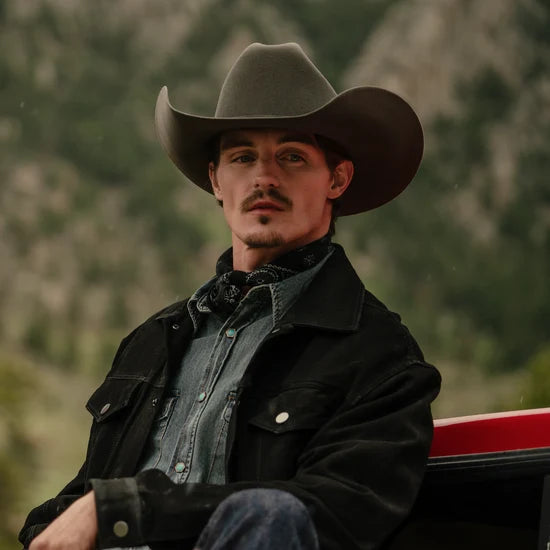 Stetson Skyline 6X Granite Grey Brim 4