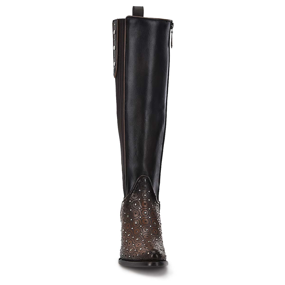 Cuadra Maple Zipper & Studs & Laser Round Toe CU759