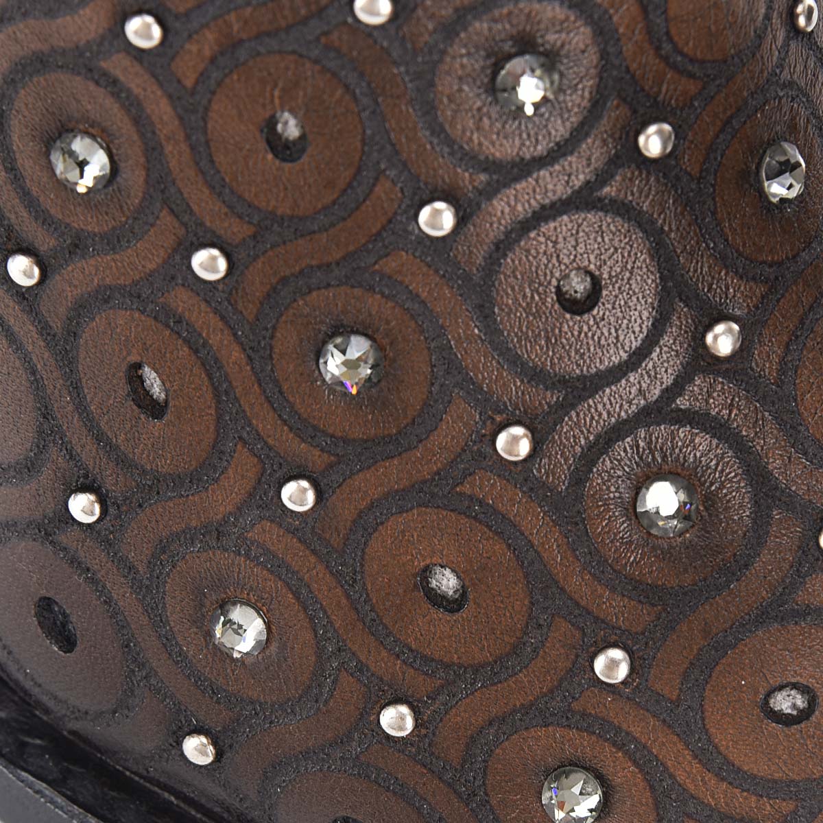 Cuadra Maple Zipper & Studs & Laser Round Toe CU759