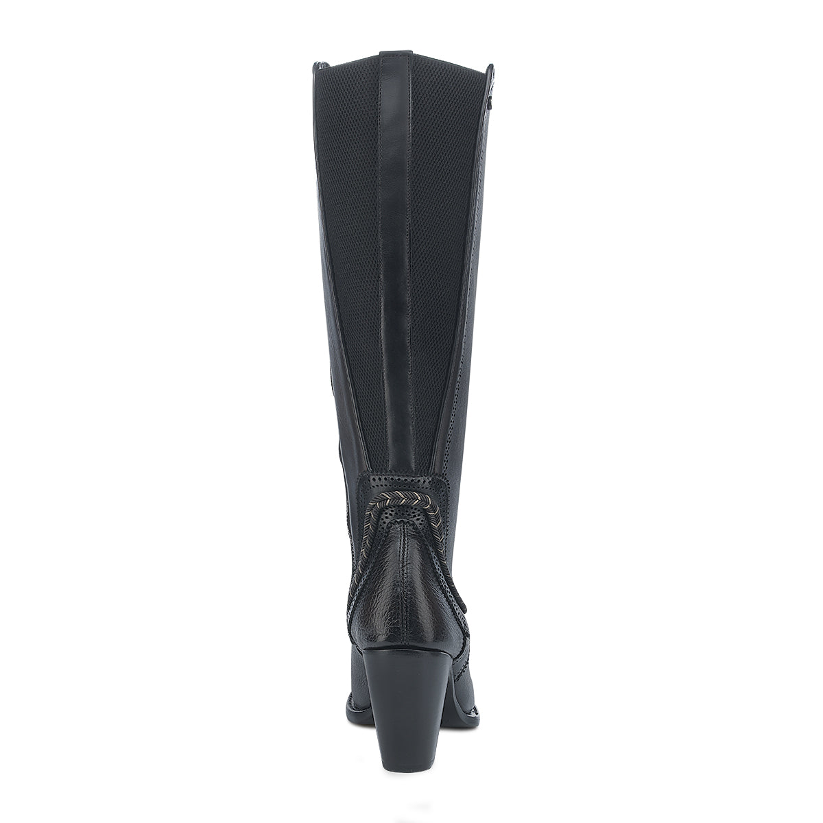 Cuadra Chocolate Zipper & Elastic Round Toe CU885