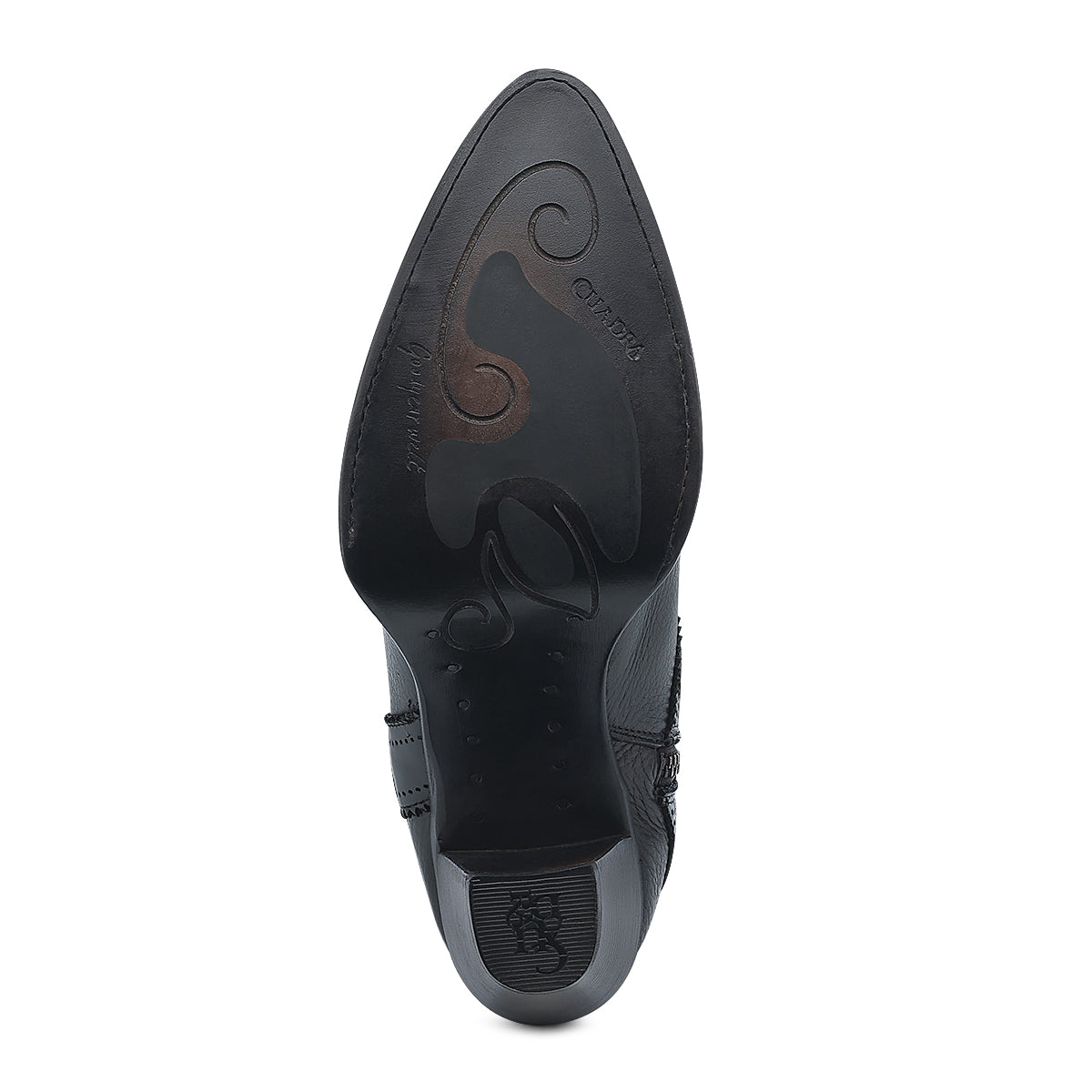 Cuadra Chocolate Zipper & Elastic Round Toe CU885