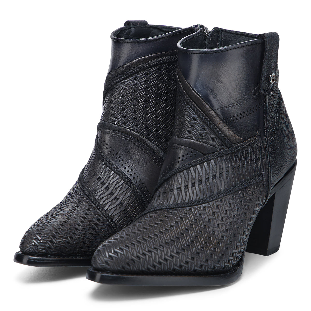 Cuadra Oxford Laser & Embroidery & Studs & Zipper CU948
