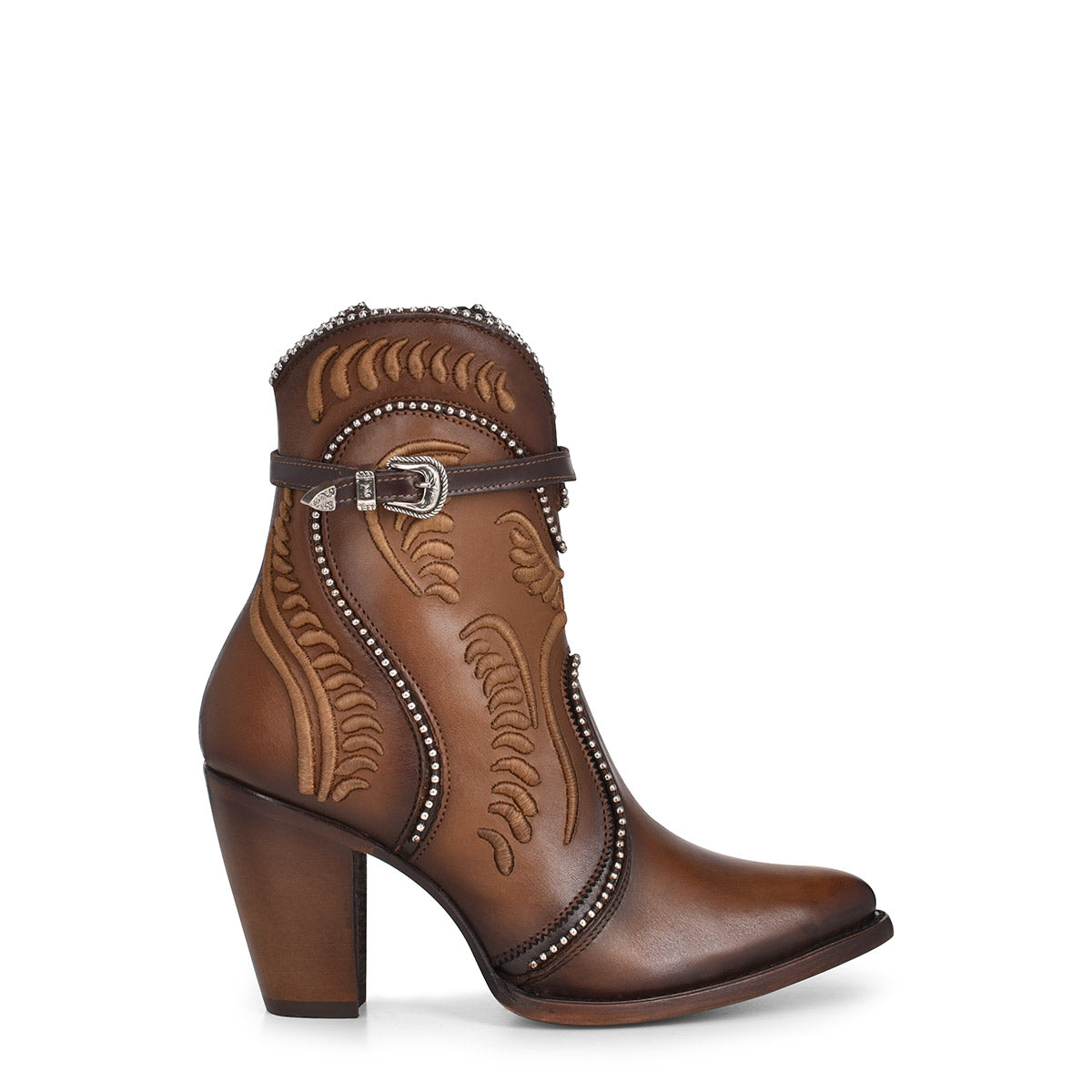 Cuadra Maple Embroidery & Harness Round Toe CU483