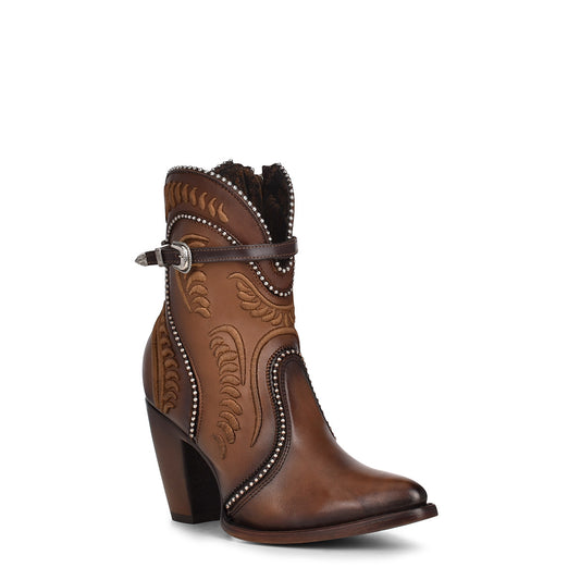 Cuadra Maple Embroidery & Harness Round Toe CU483