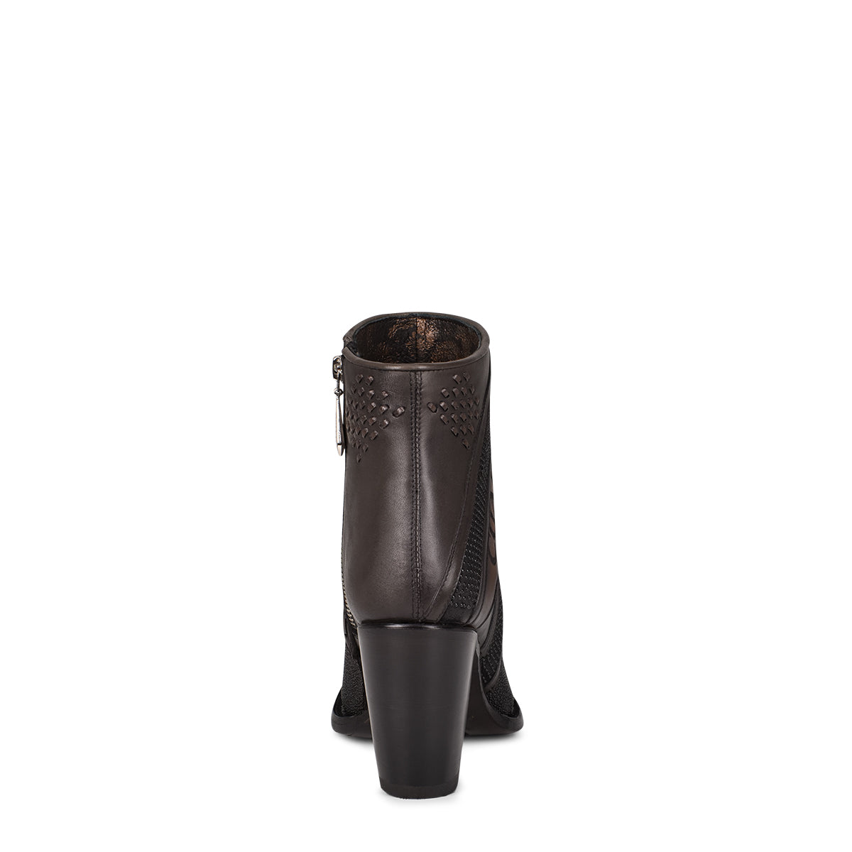 Cuadra Black Stingray Laser & Woven Round Toe CU618