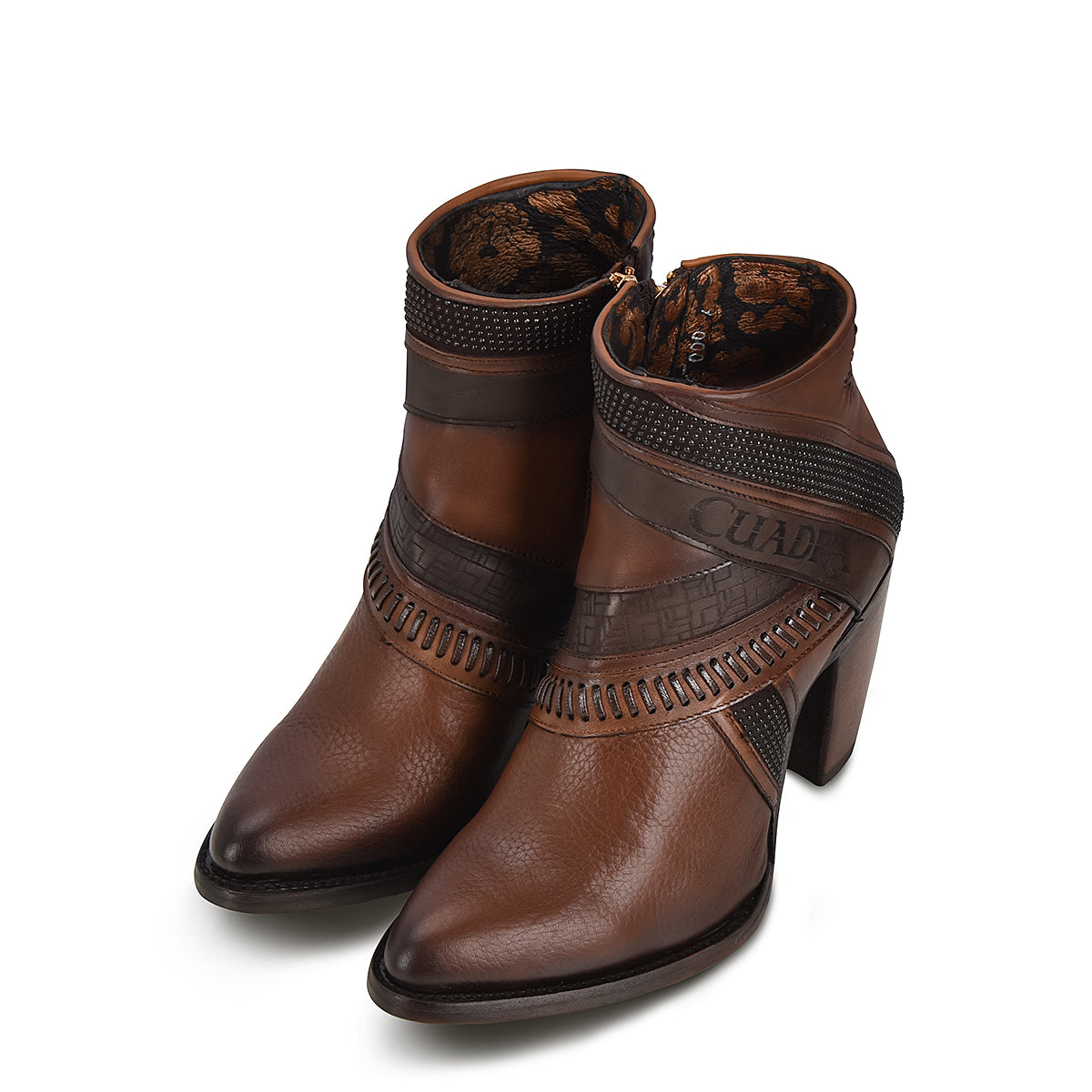 Cuadra Honey Laser & Woven Round Toe CU619