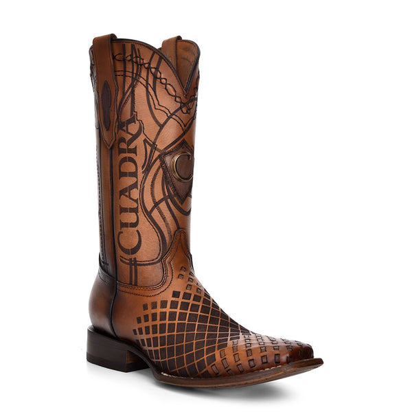 Cuadra Honey Laser & Embroidery & Woven Square Toe CU500