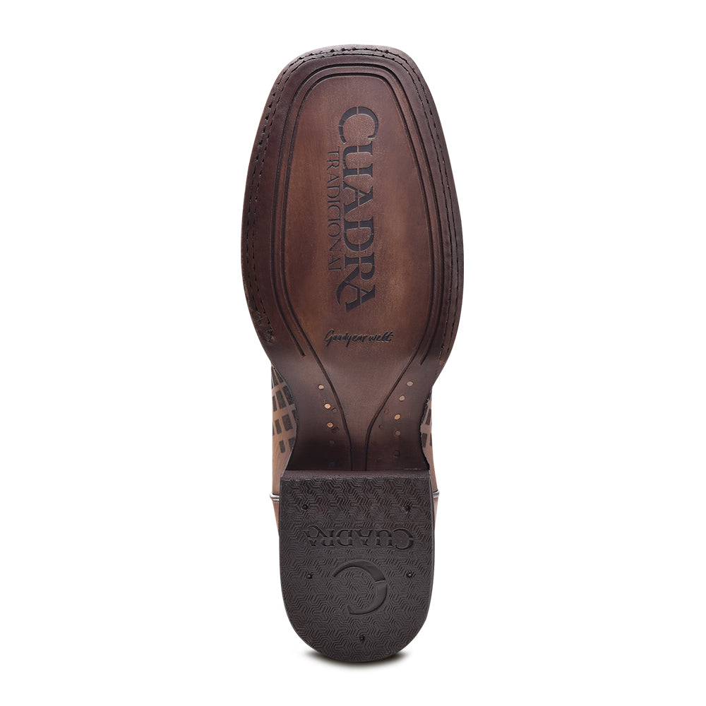 Cuadra Honey Laser & Embroidery & Woven Square Toe CU500
