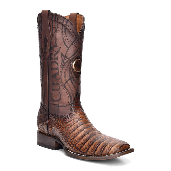 Cuadra Maple Caiman Laser & Embroidery Square Toe CU620