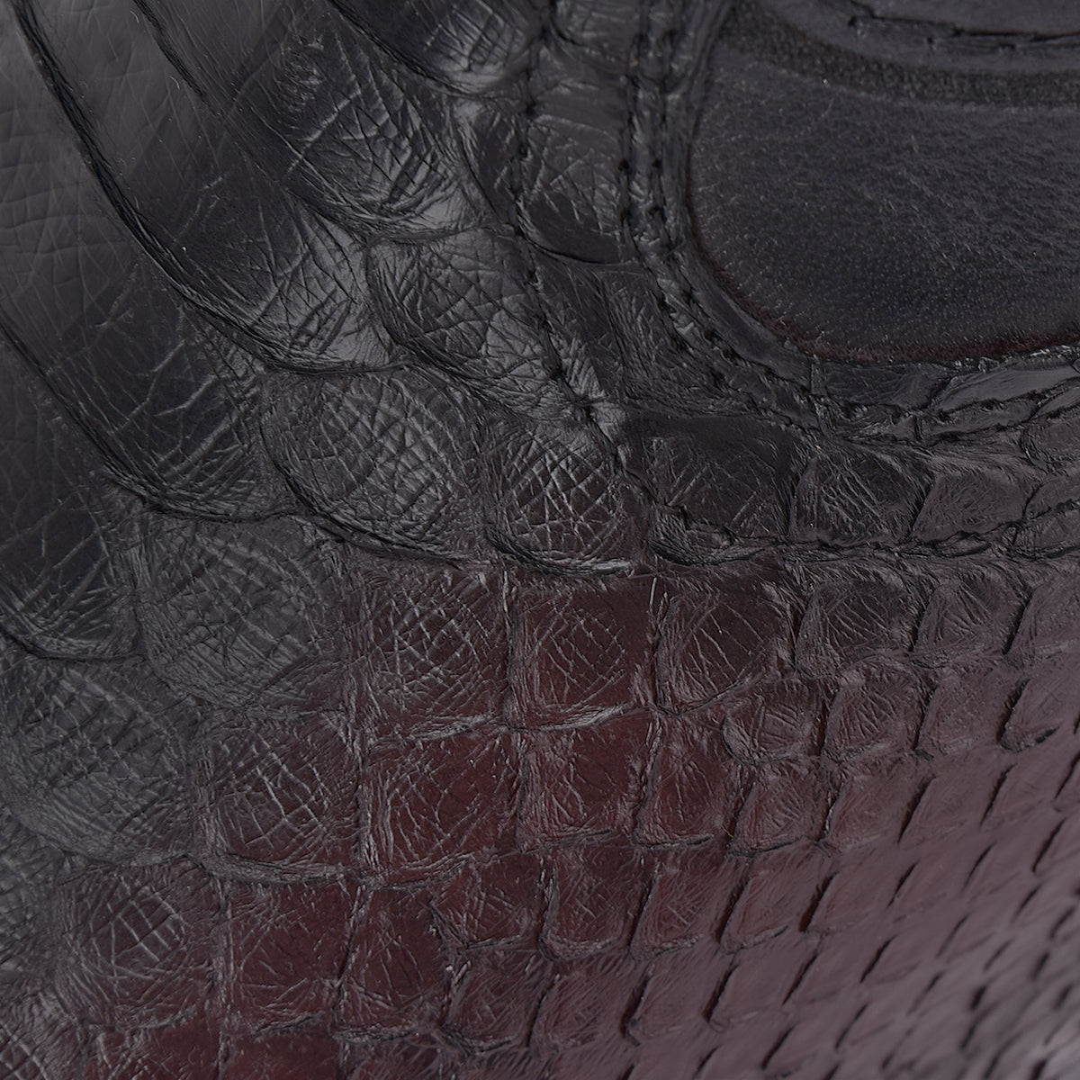 Cuadra Lisboa Cherry Python Embroidery & Laser & Woven Square Toe CU746