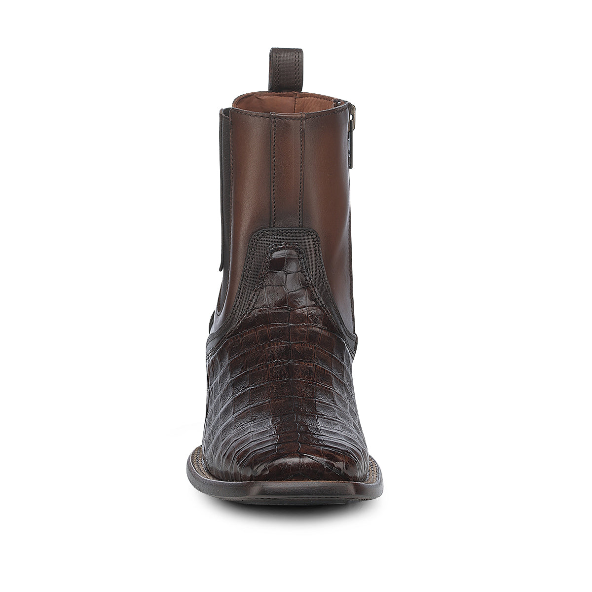 Cuadra Honey Caiman Zipper & Elastic Square Toe CU892