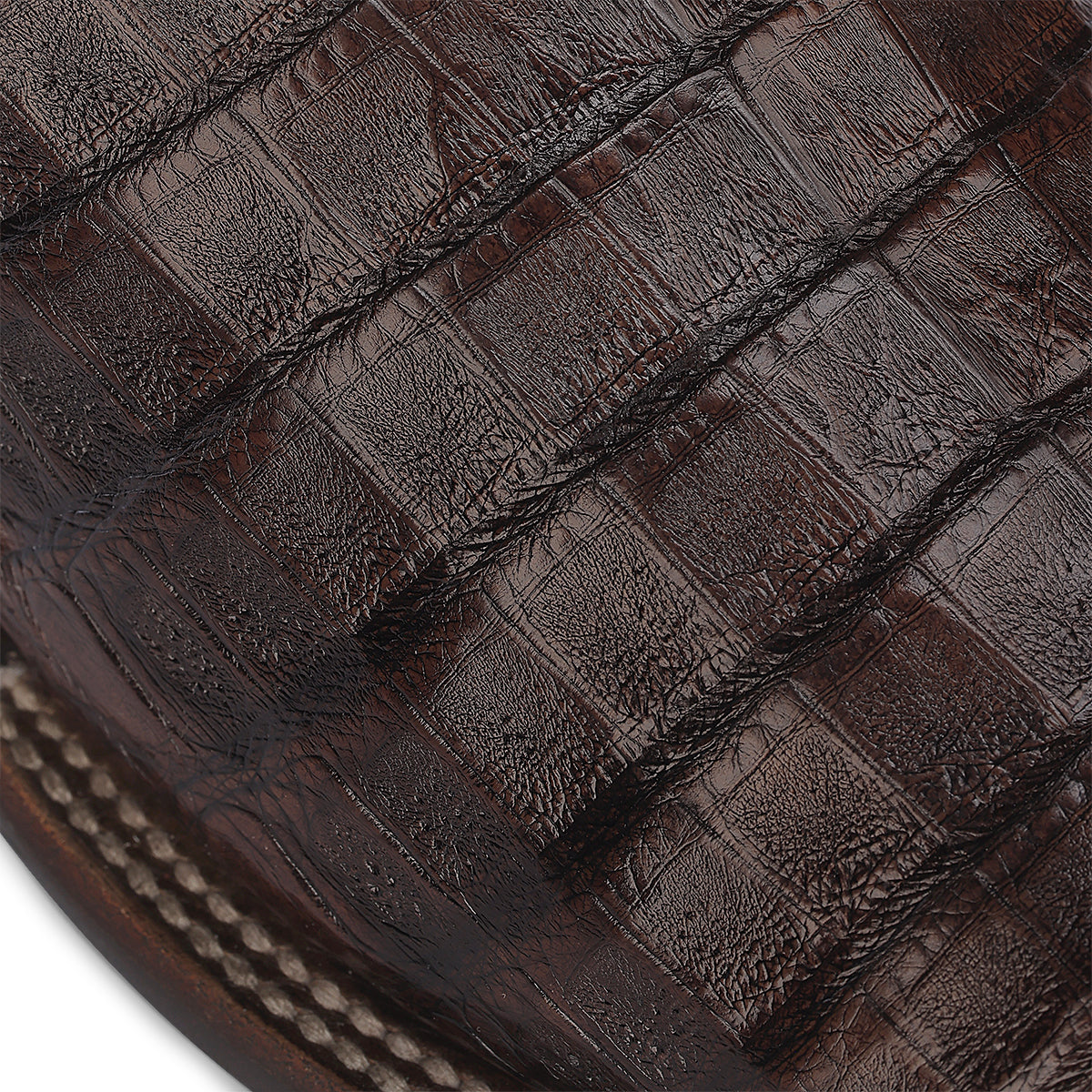 Cuadra Honey Caiman Zipper & Elastic Square Toe CU892