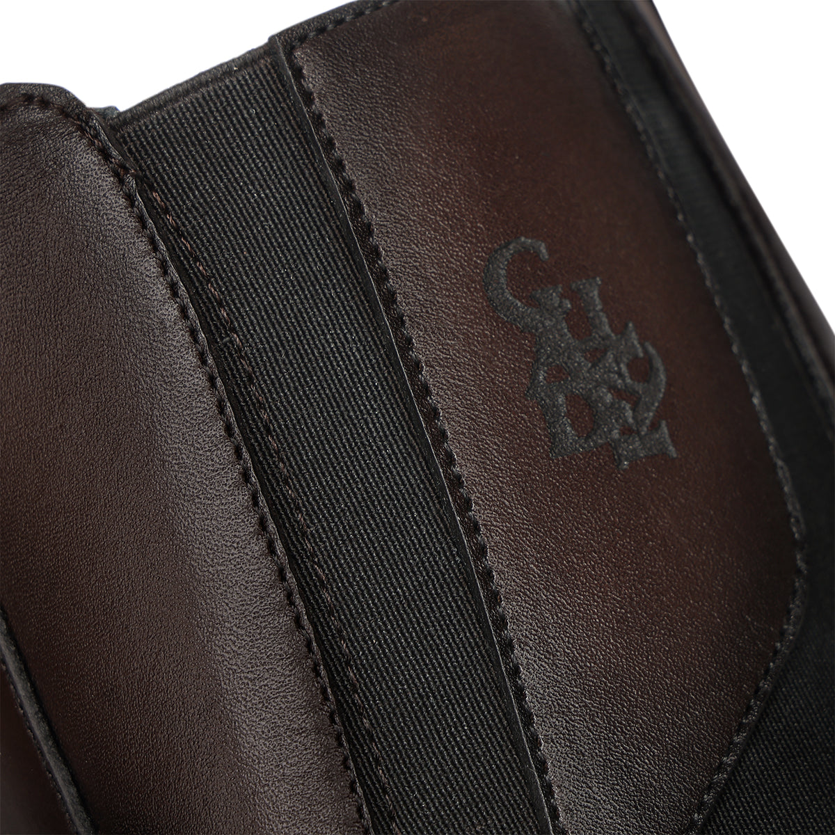Matte Brown Python Zipper & Elastic Square Toe CC284