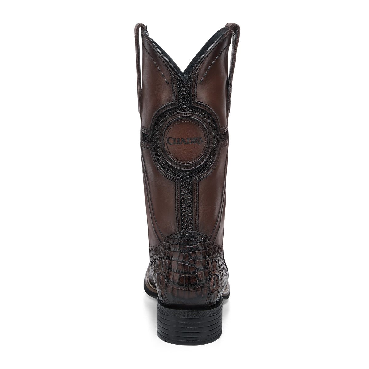 Cuadra Chocolate Alligator Embroidery & Laser & Woven CC202