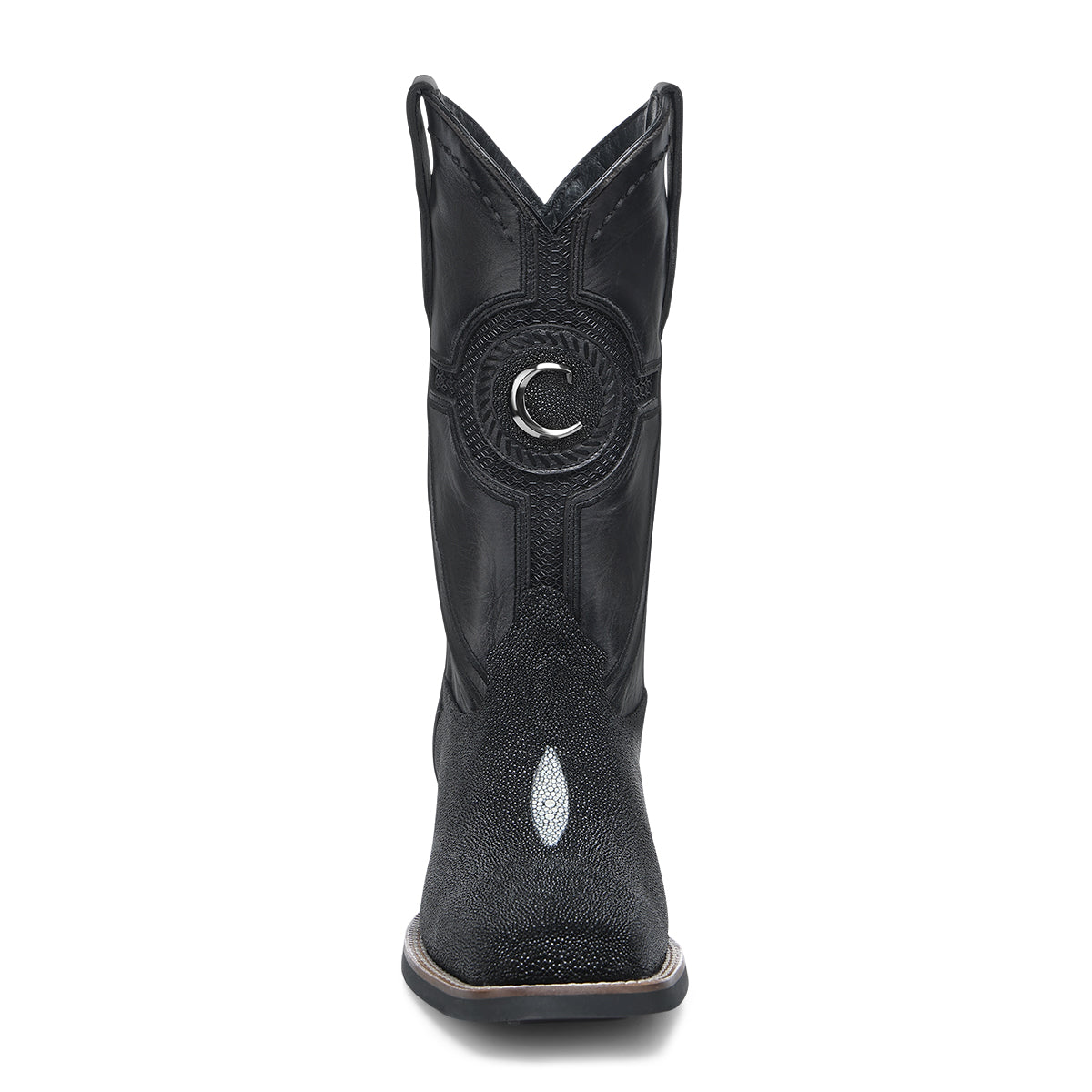 Cuadra Black Stingray Embroidery & Laser & Woven CC221