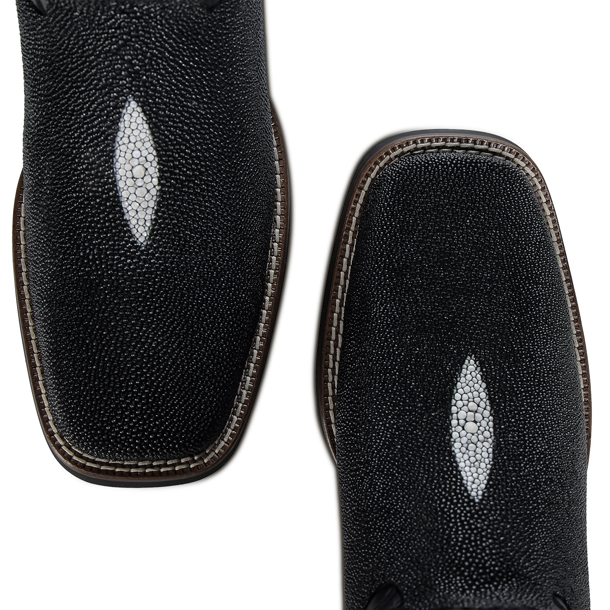 Cuadra Black Stingray Embroidery & Laser & Woven CC221