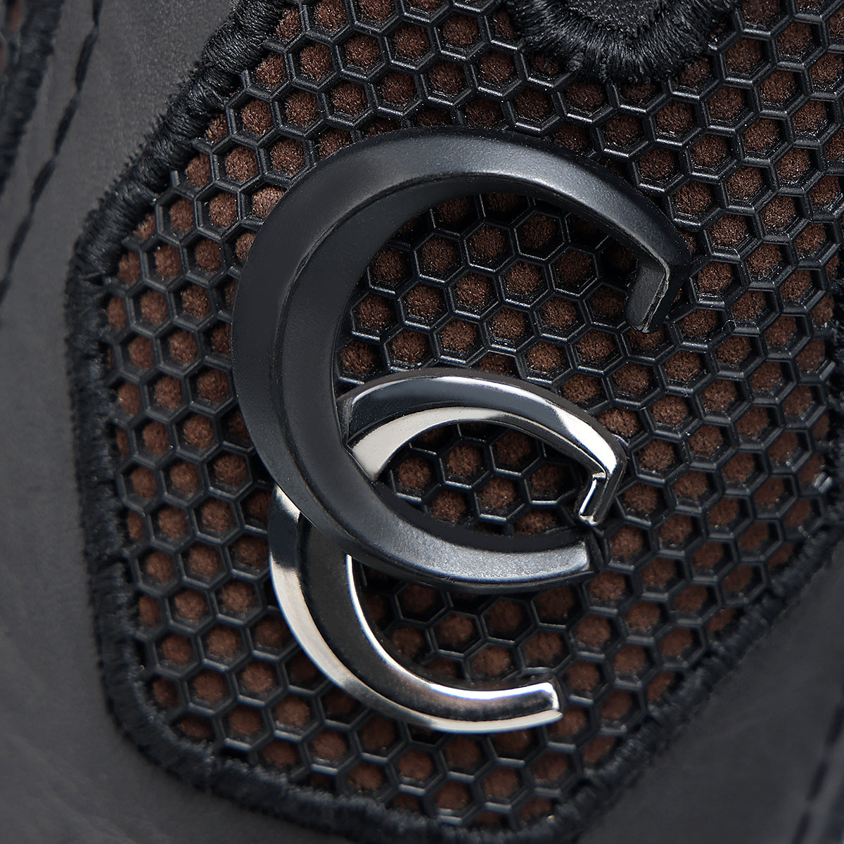 Cuadra Black Laser & Embroidery & Studs Square Toe CU985