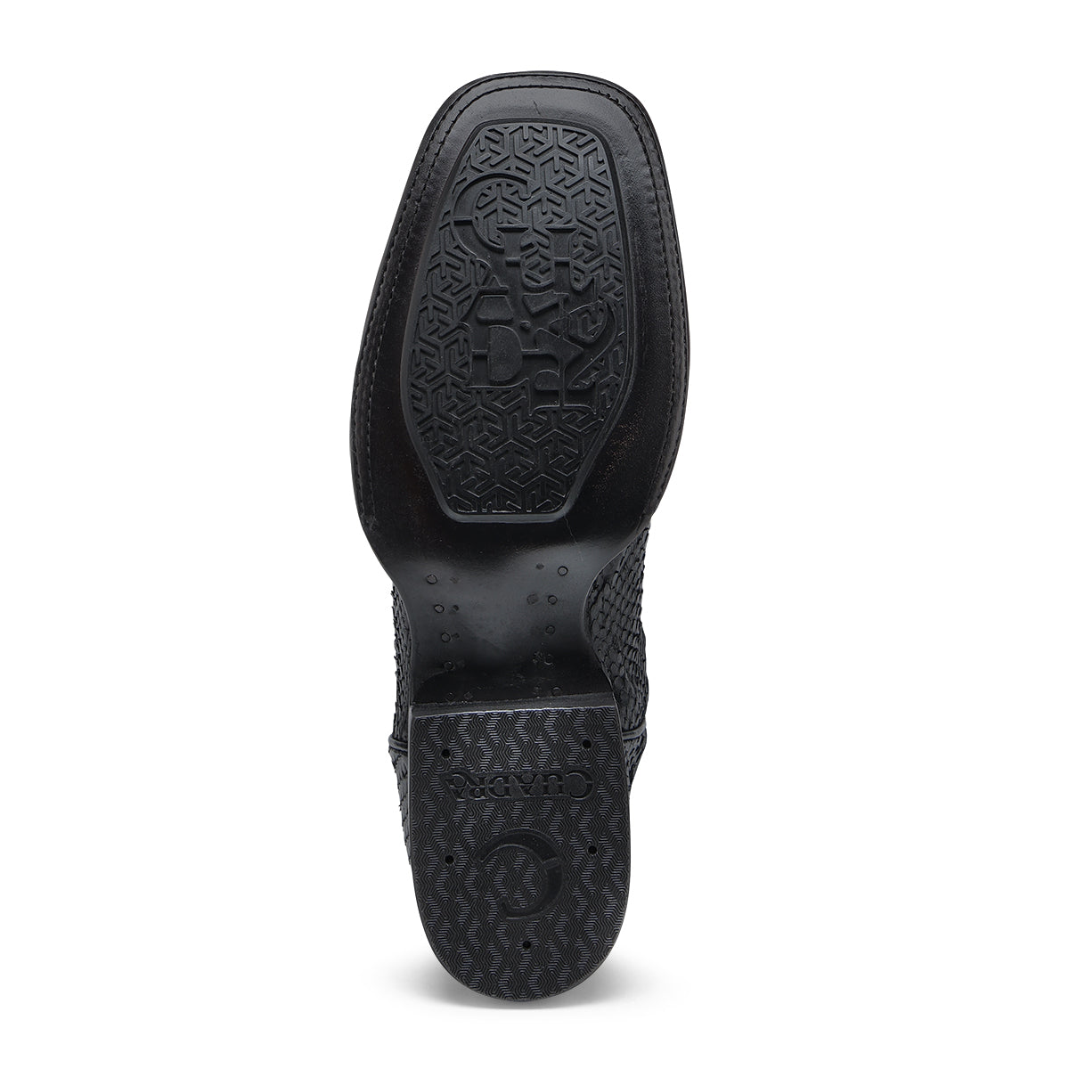 Cuadra Matte Black Python Embroidery & Laser & Woven CC288 - L