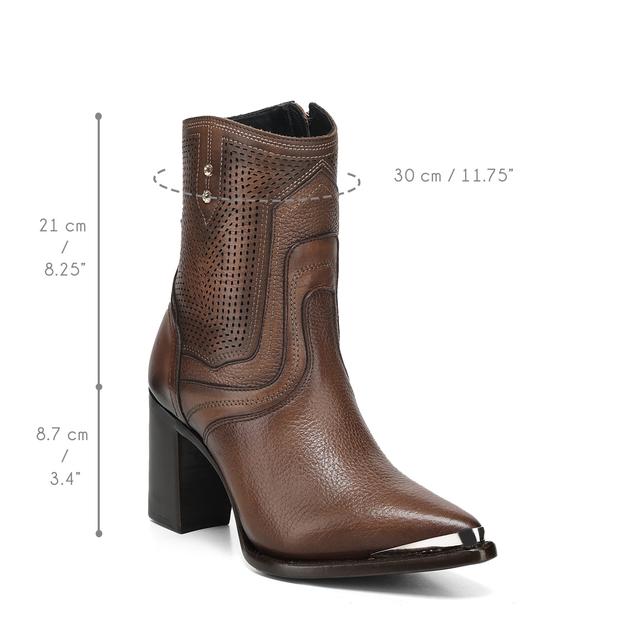 Cuadra Honey Crystals & Laser & Zipper Pointed CC250