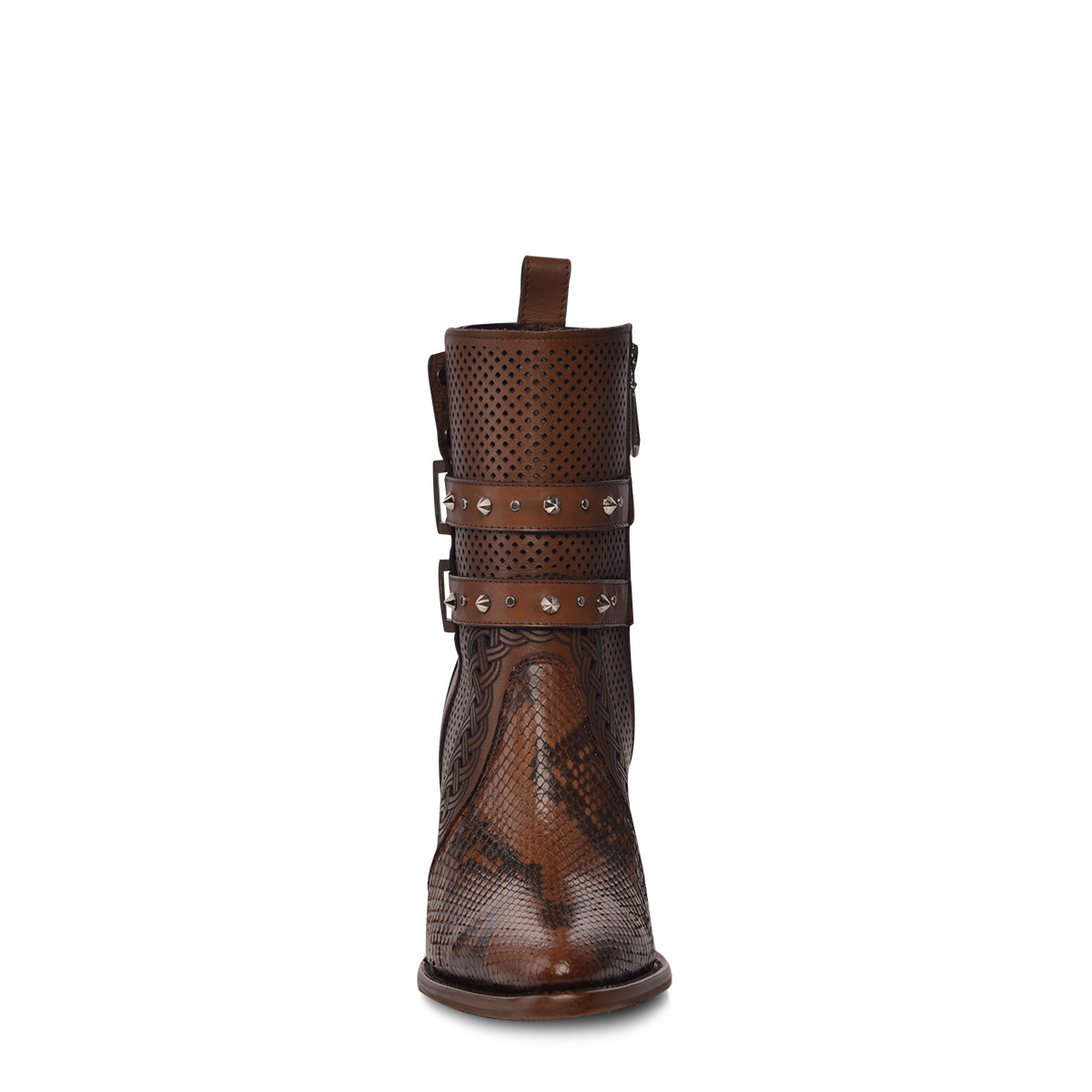 Cuadra Plunge Maple Python Zipper & Studs & Laser CU829