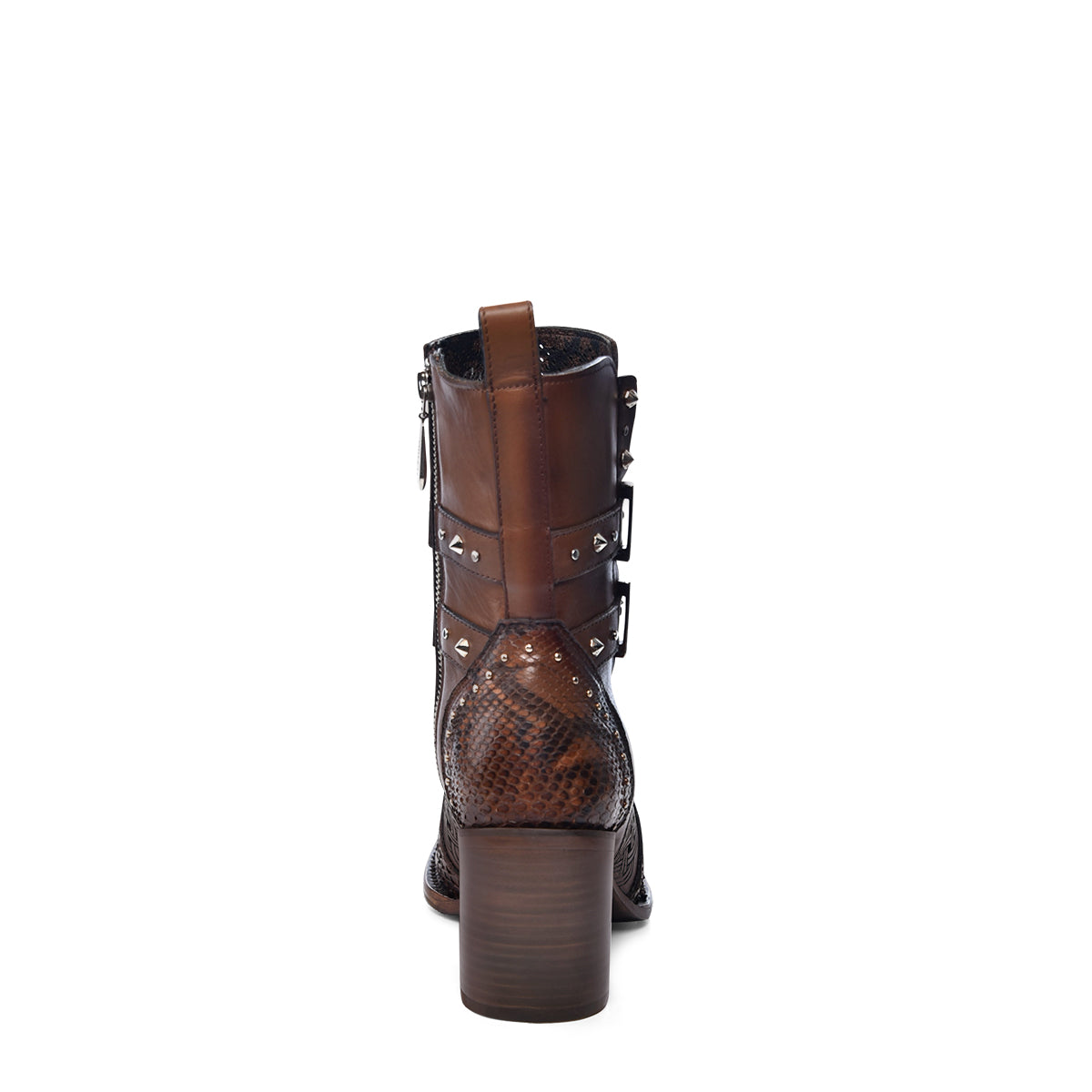 Cuadra Plunge Maple Python Zipper & Studs & Laser CU829