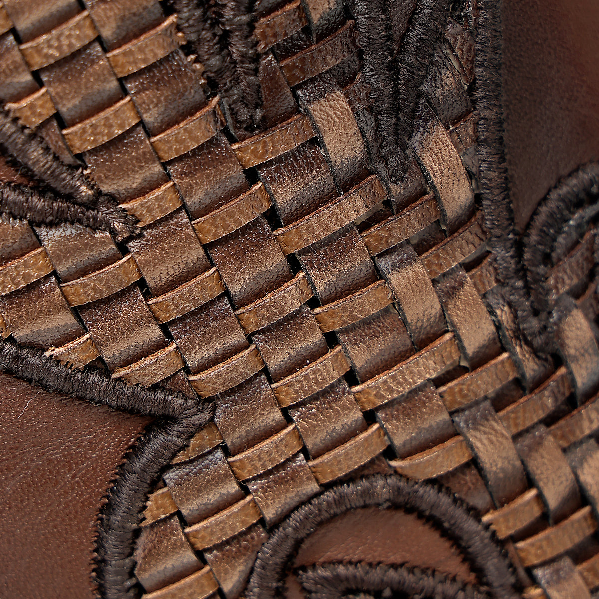Honey Embroidery & Zipper & Woven & Studs Point CC338