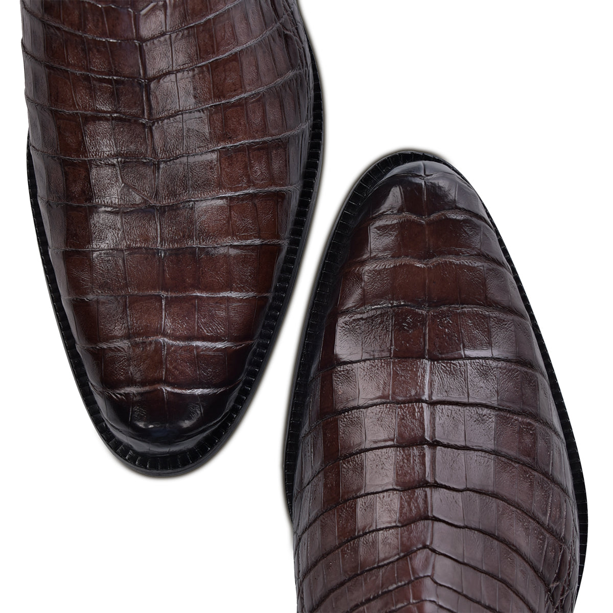 Franco Cuadra Brown Caiman Dark Brown Cowhide FC867