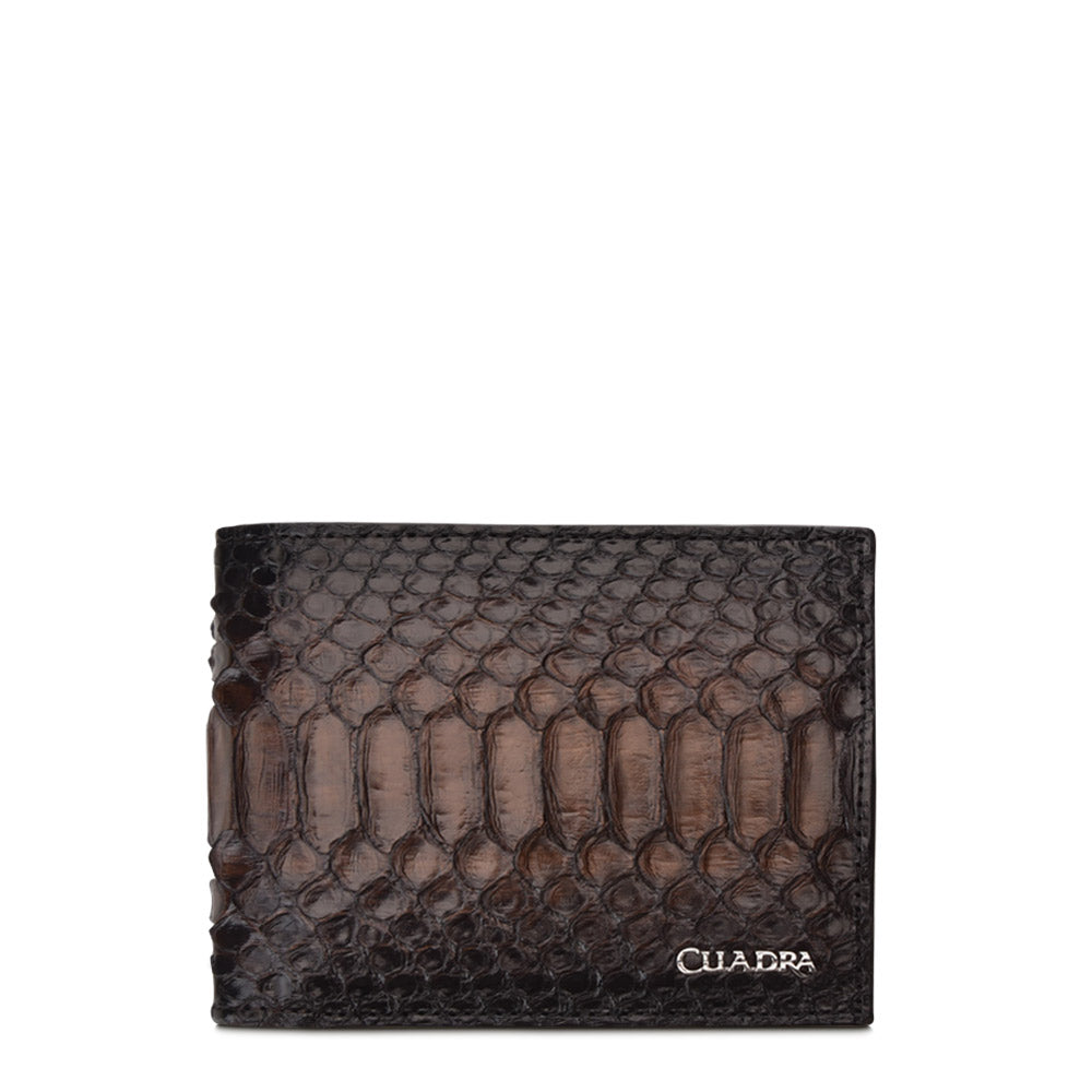 Cuadra Black Python Wallet DU369
