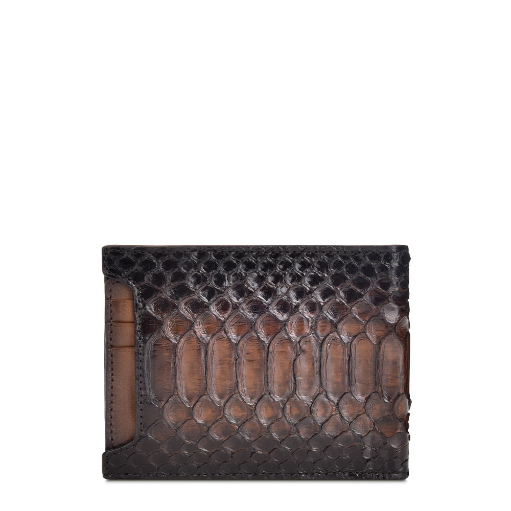 Cuadra Black Python Wallet DU369