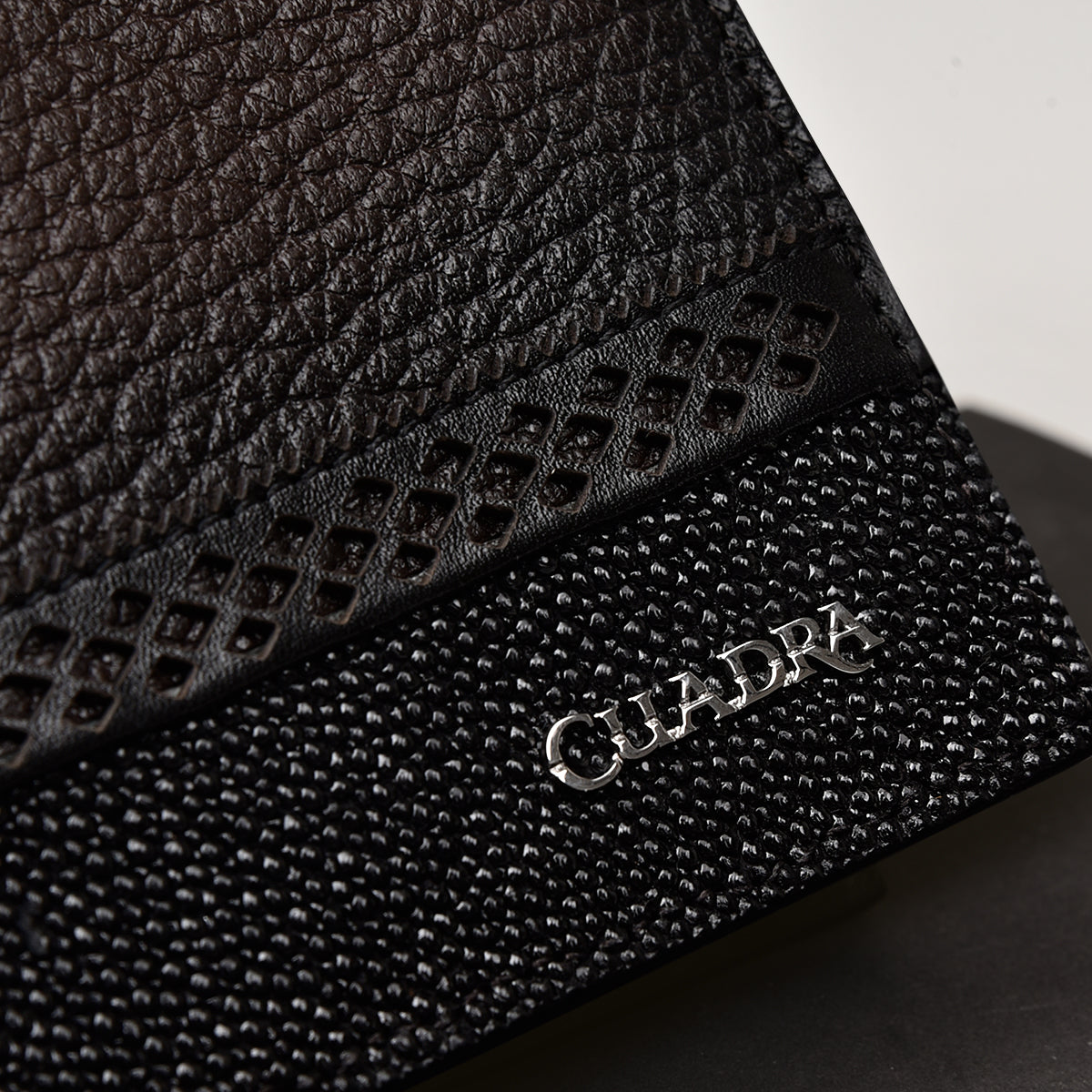 Cuadra Black Stingray Wallet DU476