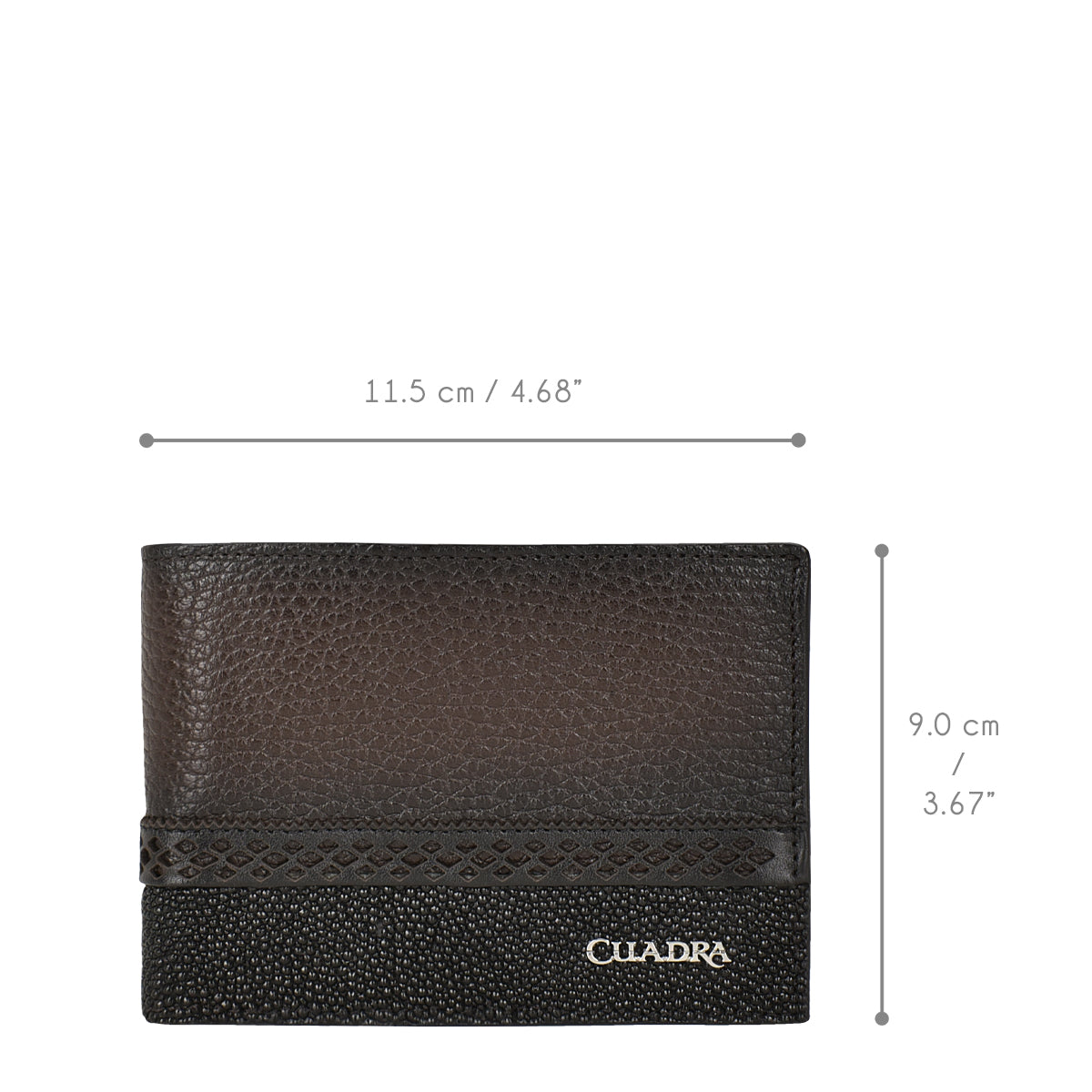 Cuadra Black Stingray Wallet DU476