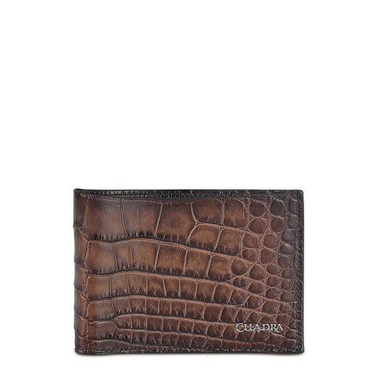 Cuadra Honey Alligator Studs Wallet DU712